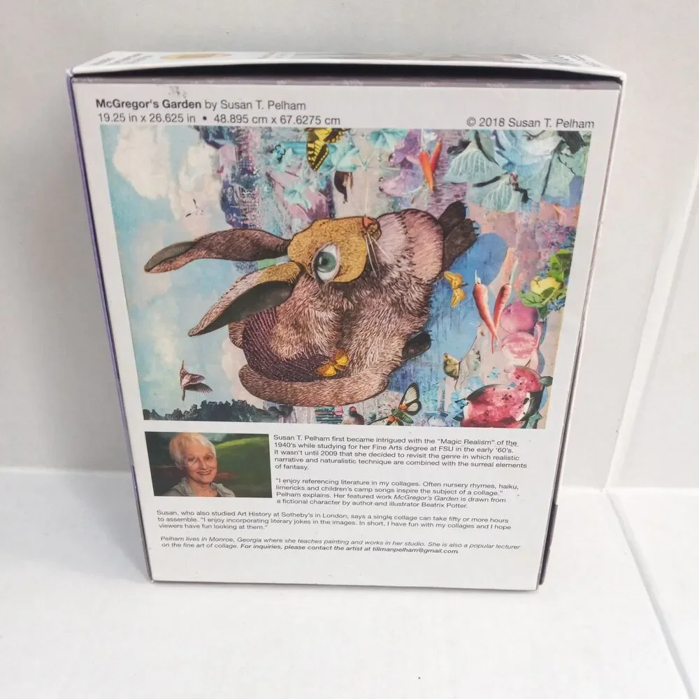 McGregors Garden-Susan T Pelham Puzzle-1000 Pc-Very Good Puzzle Co-2018-NEW